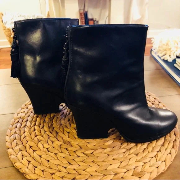 {Rag & Bone} TACITA Tassel Ankle Booties - SZ 6 - Picture 3 of 8